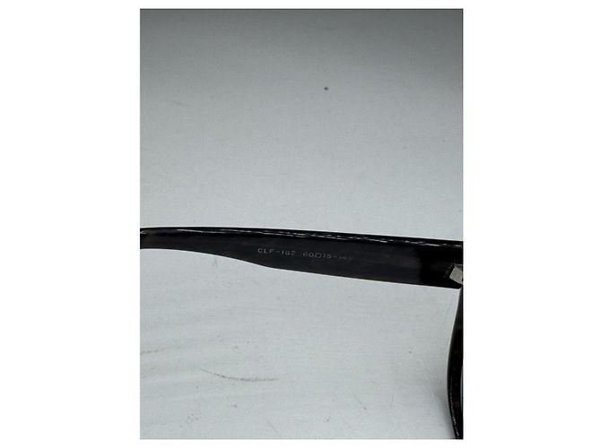 Céline Occhiali da sole in plastica nera Celine Nero - vista 3