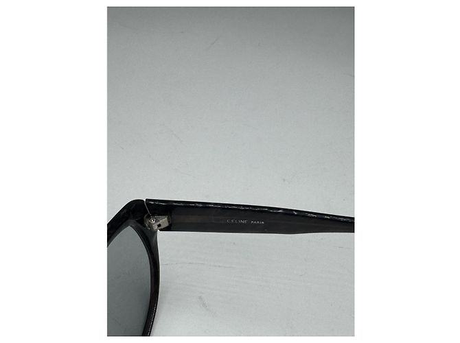 Céline Occhiali da sole in plastica nera Celine Nero - vista 5