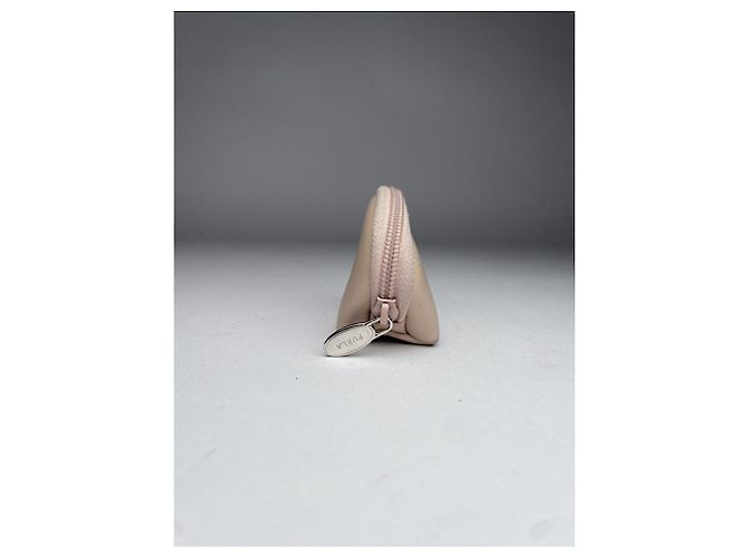 Clutch in pelle beige Furla - vista 3