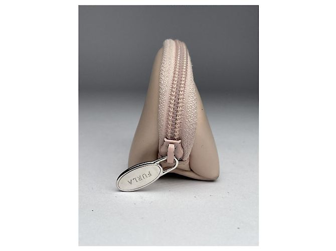 Clutch in pelle beige Furla - vista 4