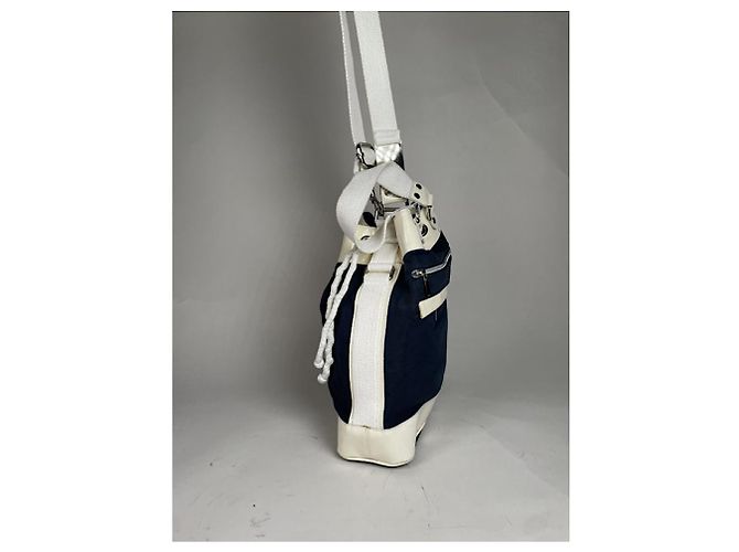 Versace White Cotton Handbag - view 2