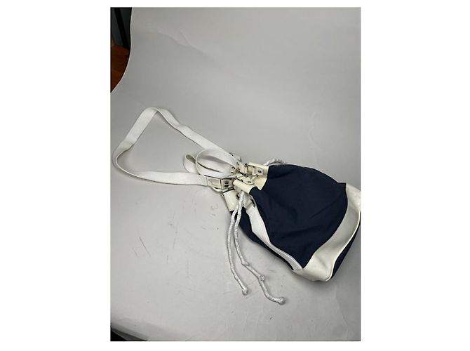 Versace White Cotton Handbag - view 5