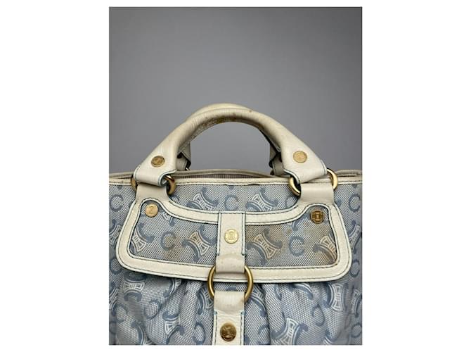 Céline Borsa a mano in cotone blu Celine Boogie - vista 4