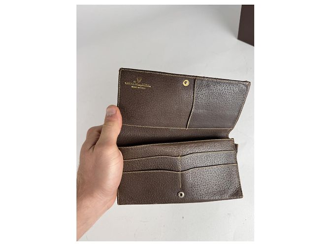 Ophidia Gucci Neo Vintage Grey Leather Purse - view 4