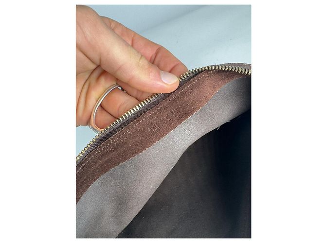 Clutch in pelle marrone Bottega Veneta - vista 3
