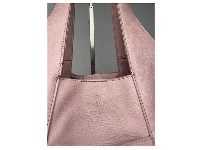 Autre Marque Borsa in pelle rosa non firmata - vista 3