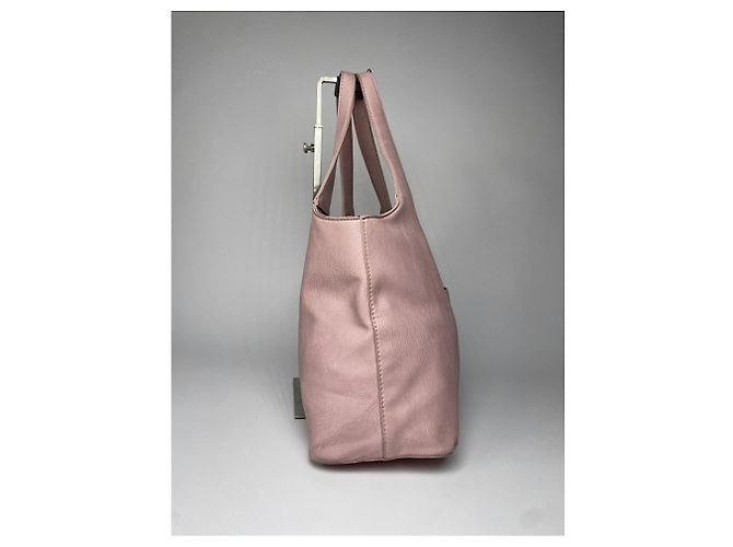 Autre Marque Borsa in pelle rosa non firmata - vista 4