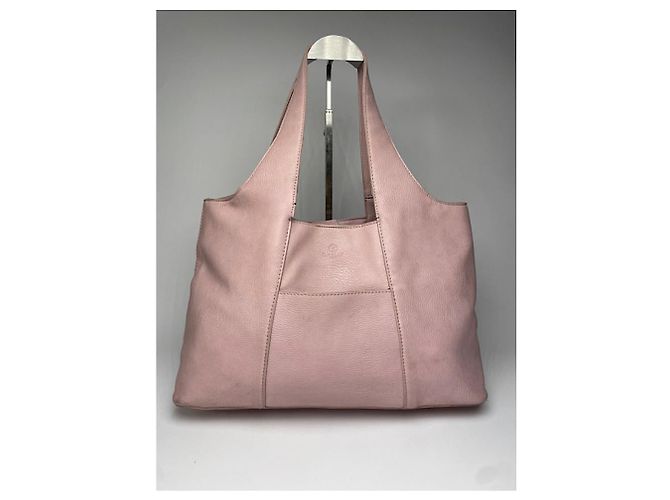 Autre Marque Borsa in pelle rosa non firmata - vista 5