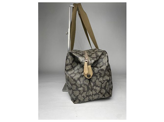 Saint Laurent graue Leder-Reisetasche - Ansicht 2