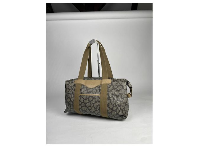 Saint Laurent graue Leder-Reisetasche - Ansicht 4