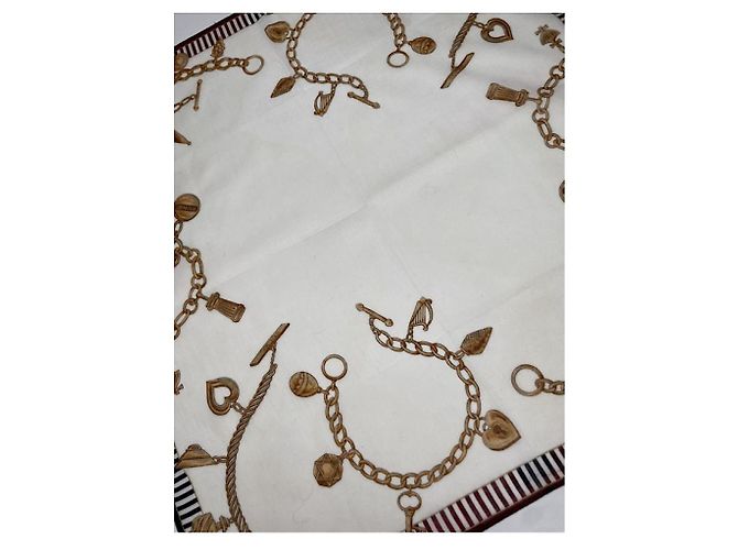 Foulard in seta multicolore Fendi - vista 2