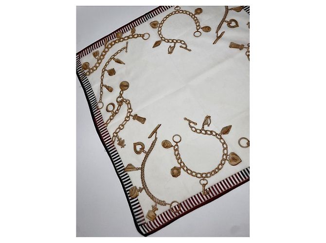 Foulard in seta multicolore Fendi - vista 3