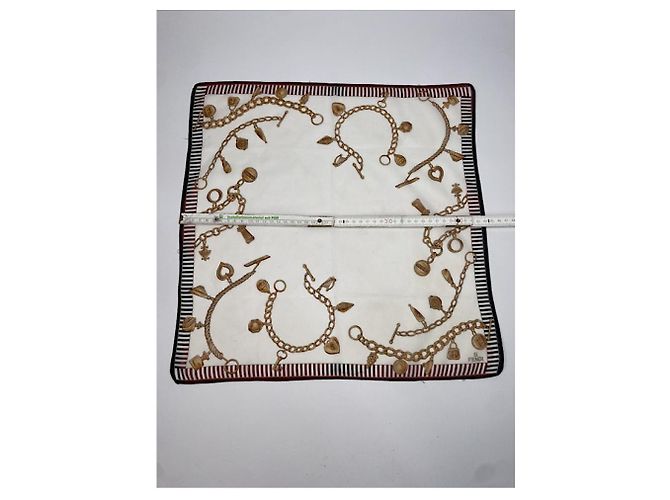 Foulard in seta multicolore Fendi - vista 4