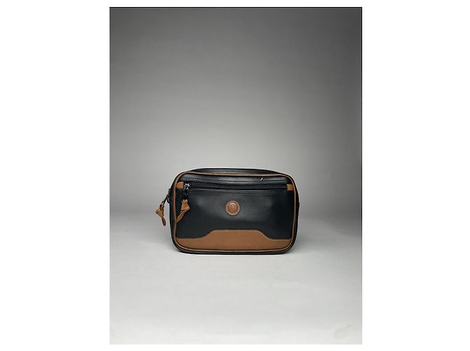 Clutch in pelle verniciata nera Dior Admit It Nero - vista 2