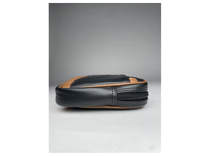 Clutch in pelle verniciata nera Dior Admit It Nero - vista 4