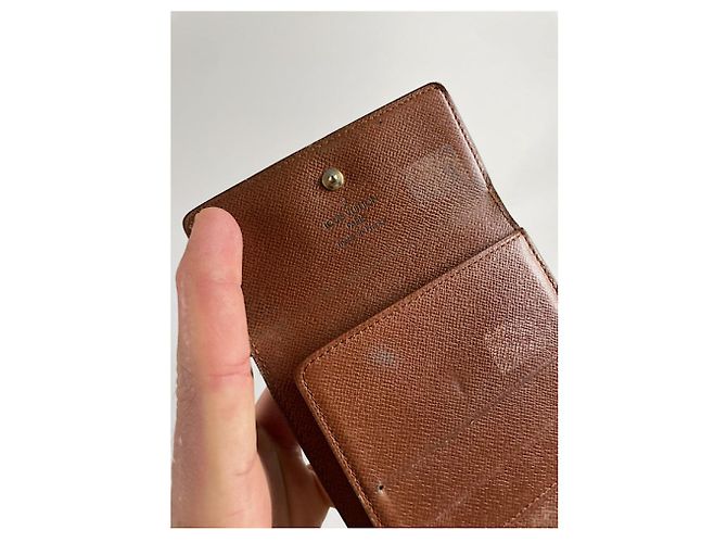 Cartera de cuero marrón Iris de Louis Vuitton Castaño - vista 5
