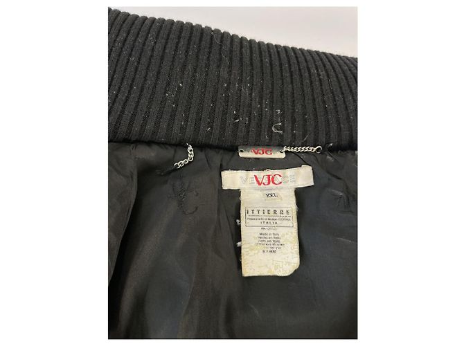 Chaqueta de algodón negra Versace Jeans Couture Negro - vista 3