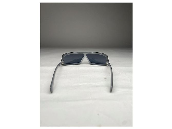 Occhiali da sole in plastica nera Chanel Nero - vista 5