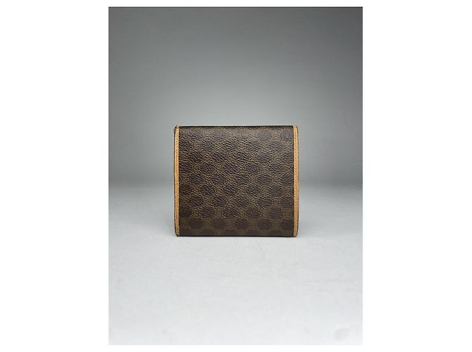 Céline Cartera de cuero marrón Celine Triomphe Castaño - vista 2