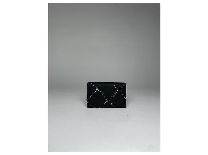 Cartera de algodón negro Chanel Cambon - vista 2