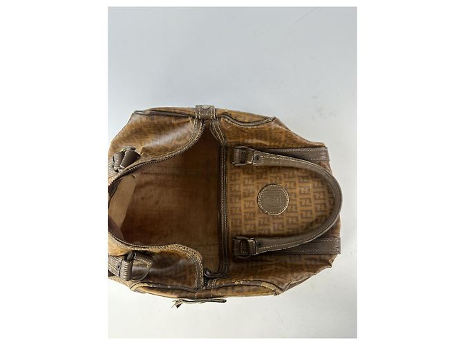 Fendi Baguette braune Lederhandtasche - Ansicht 2