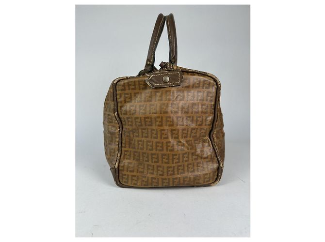 Fendi Baguette braune Lederhandtasche - Ansicht 3