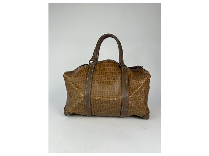 Fendi Baguette braune Lederhandtasche - Ansicht 4