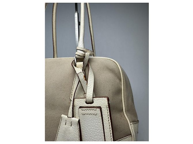 Borsa in pelle bianca Prada Re-Edition 1995 Bianco - vista 2