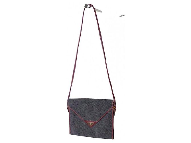 Borsa in pelle grigia Yves Saint Laurent Grigio - vista 2