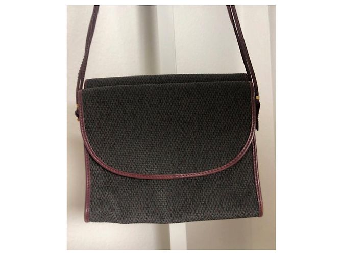 Borsa in pelle grigia Yves Saint Laurent Grigio - vista 3
