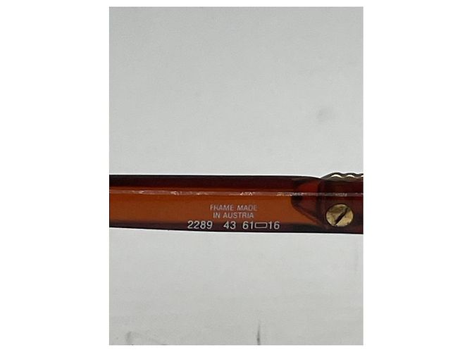 Dior orange Metallsonnenbrille - Ansicht 2