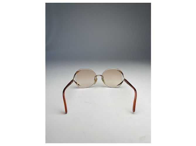 Dior orange Metallsonnenbrille - Ansicht 3