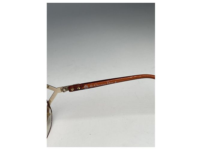 Dior orange Metallsonnenbrille - Ansicht 4