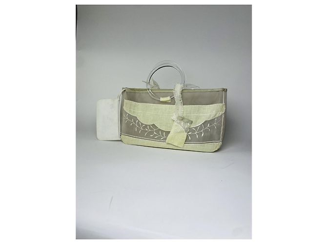 Gucci weiße Lederhandtasche - Ansicht 5