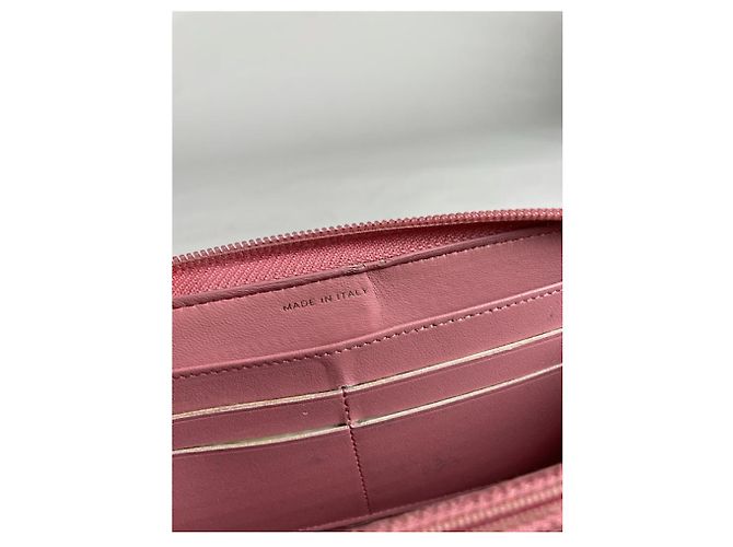 Cartera de cuero rosa Chanel 2.55 - vista 5