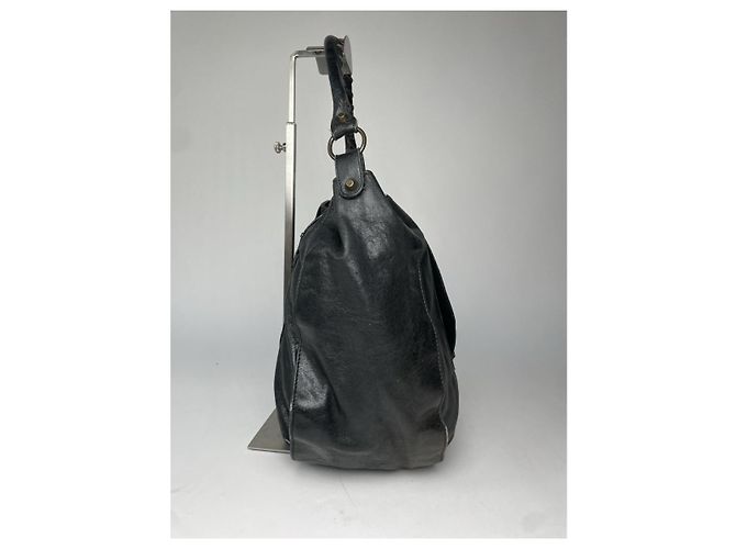 Borsa a mano in pelle nera Balenciaga City Nero - vista 4