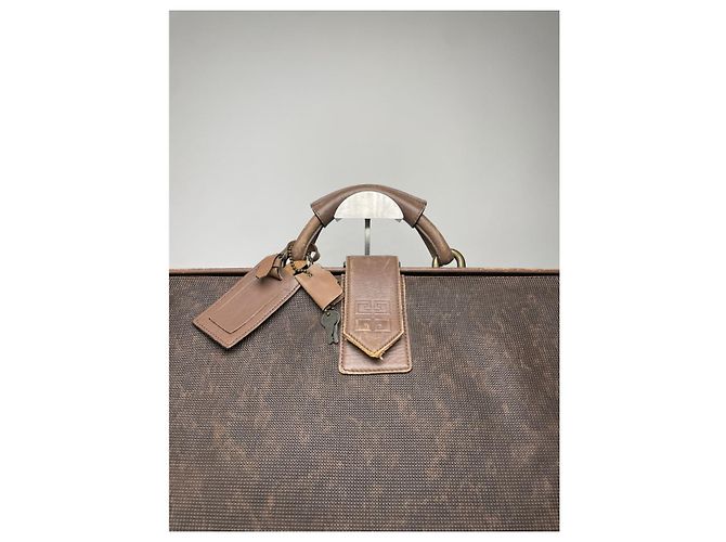 Bolso de viaje de cuero marrón Givenchy Castaño - vista 3