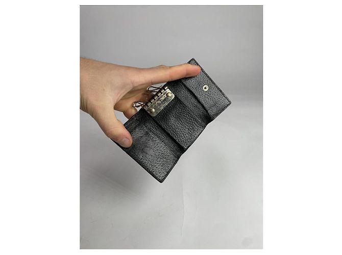 Borsa in pelle nera Gucci GG Blooms Nero - vista 5