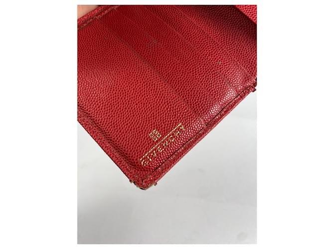 Givenchy rotes Lederportemonnaie - Ansicht 5