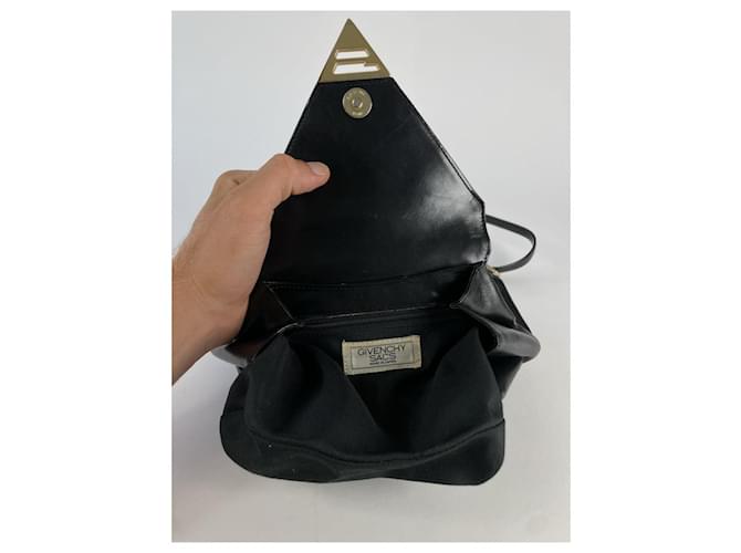 Borsa a mano in pelle nera Givenchy Whip Nero - vista 3