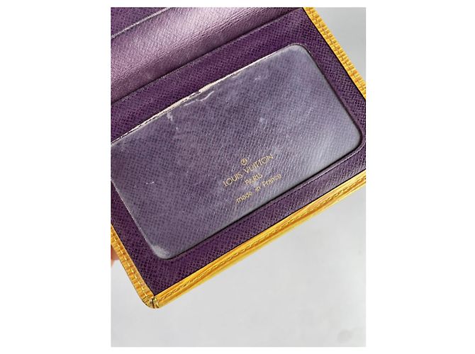 Borsa in pelle gialla Louis Vuitton Giallo - vista 4