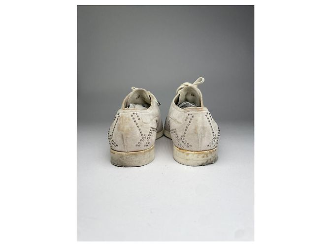 Graue Ledertrainer von Gianni Versace - Ansicht 5