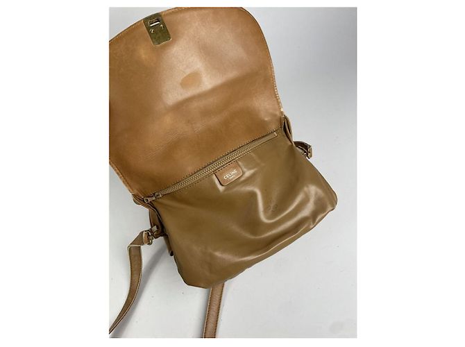 Céline Celine SAC 16 BESACE Borsa in pelle marrone - vista 2