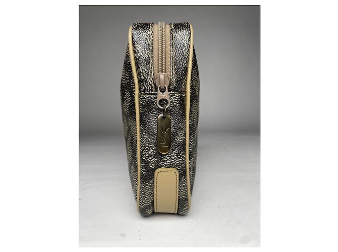Clutch in pelle nera Yves Saint Laurent Nero - vista 2