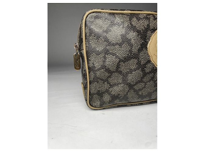 Clutch in pelle nera Yves Saint Laurent Nero - vista 4