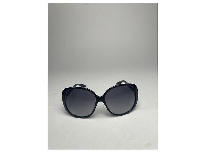 Occhiali da sole in plastica nera Gucci Nero - vista 4