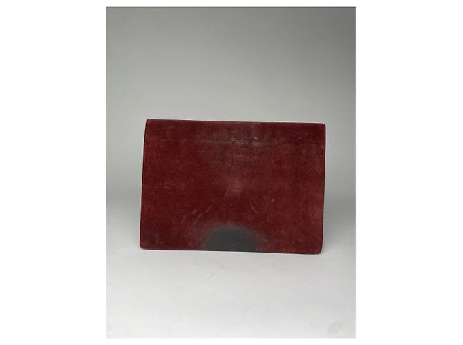 Clutch in pelle bordeaux Cartier Bordò - vista 2