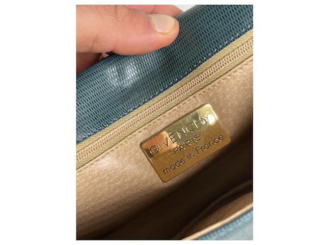 Borsa in pelle verde Givenchy 4G - vista 3