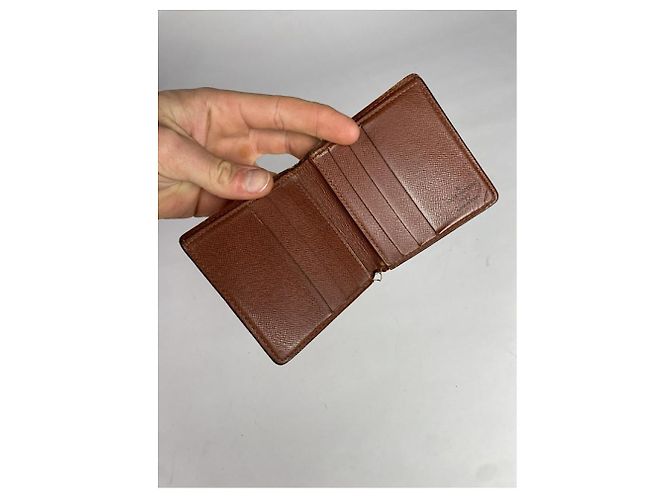 Borsa in pelle marrone Louis Vuitton - vista 5