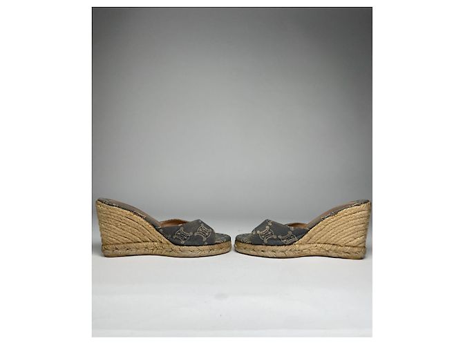 Edge Céline Celine Beiger Lederabsatz - Ansicht 5